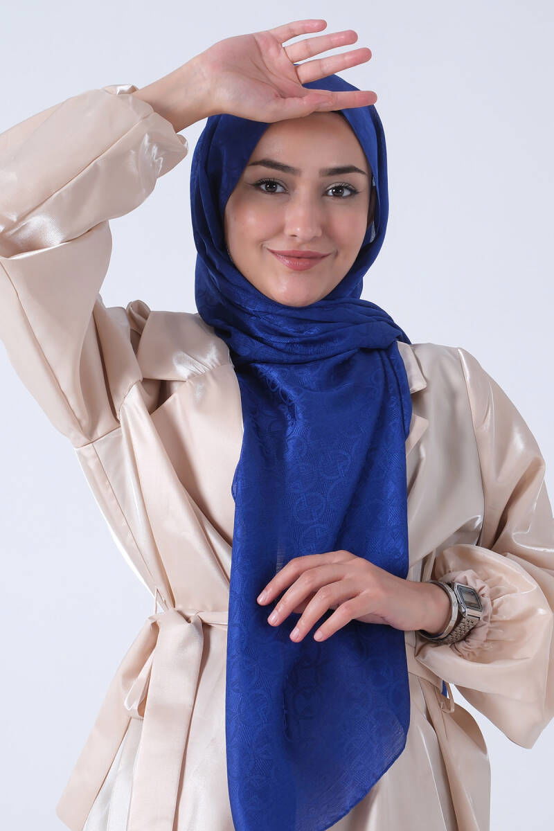 Saks Beyza Jakar Şal 