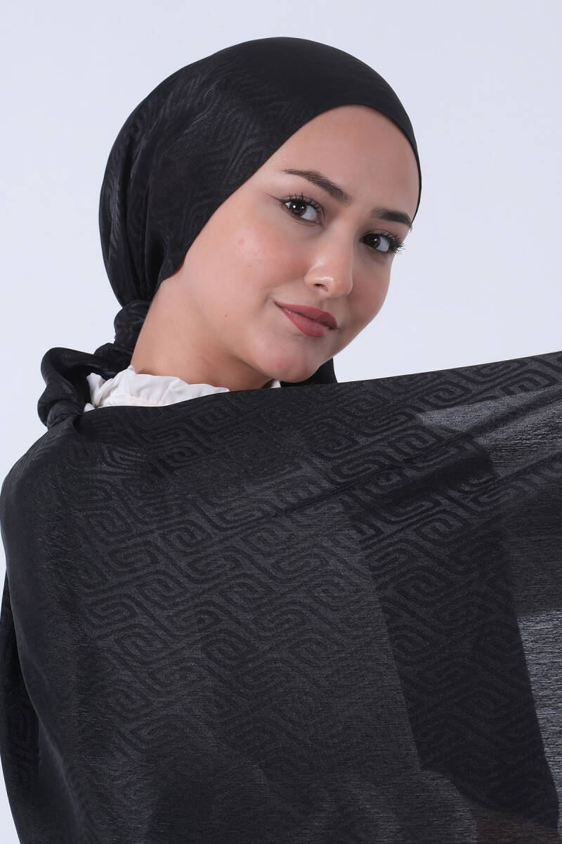 Siyah Masal Jakar Şal 