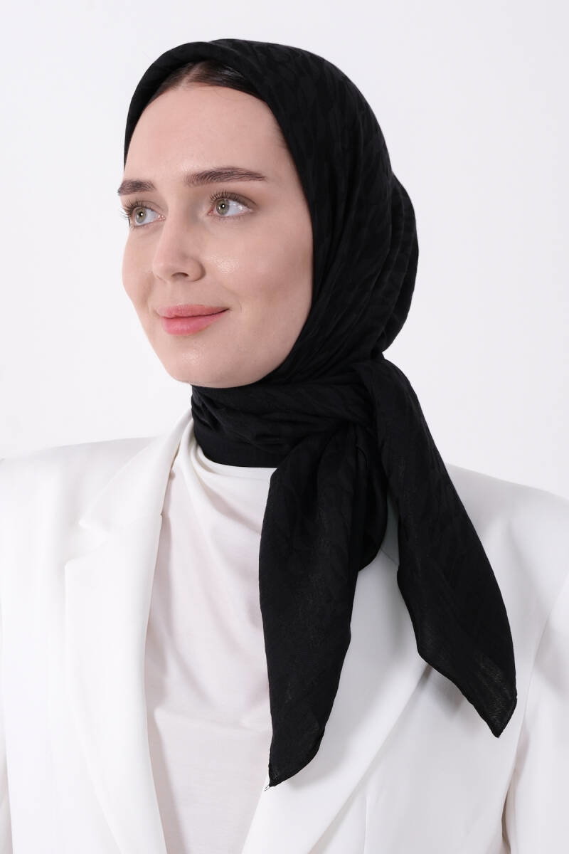 Siyah Pırlanta Miora Eşarp - harem