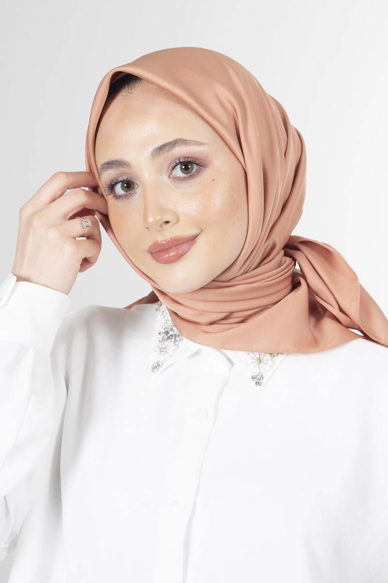 Soğan Kabuğu Twill Eşarp - harem