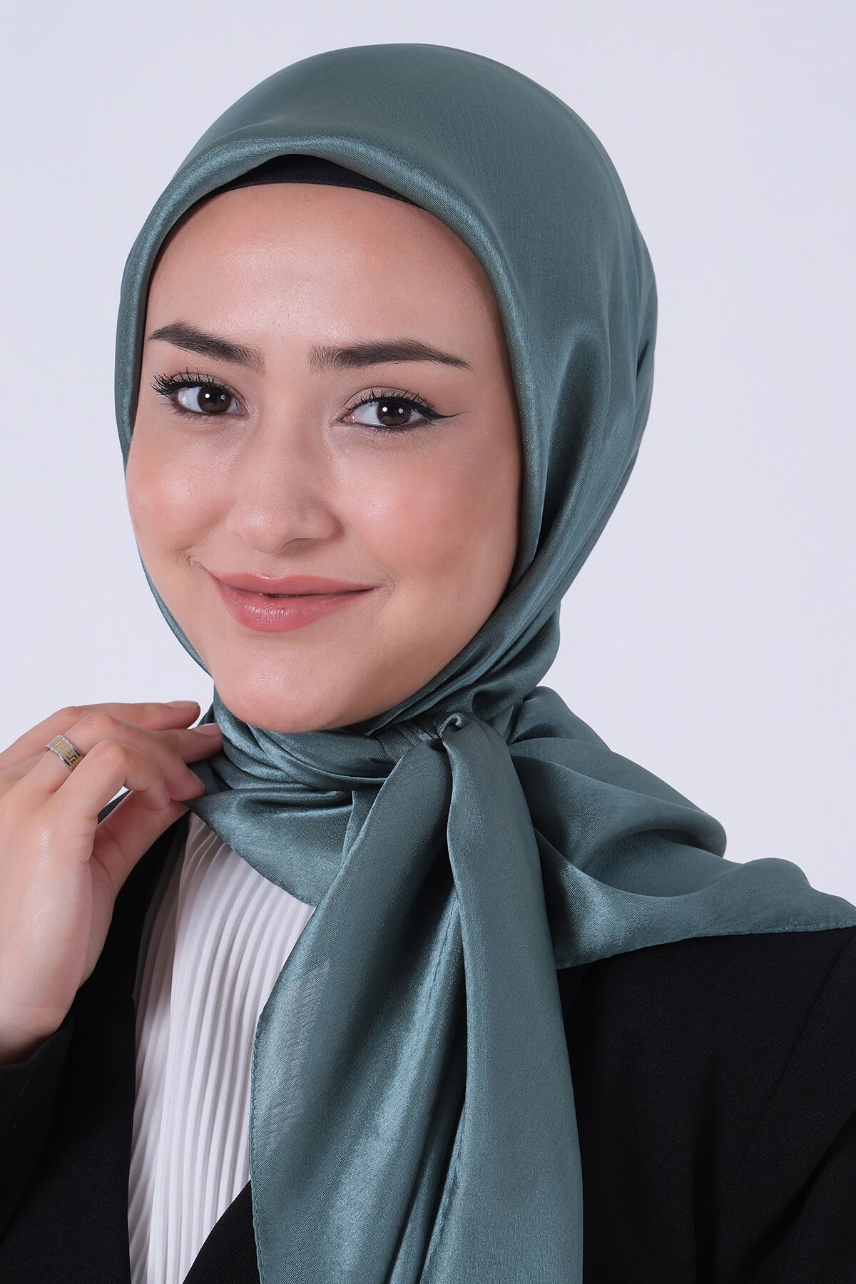 Su Yeşili Janjan Eşarp - 3