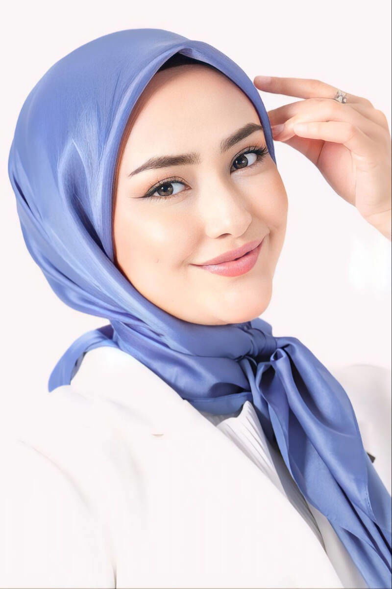 V-11 Kristal Saten Eşarp - harem