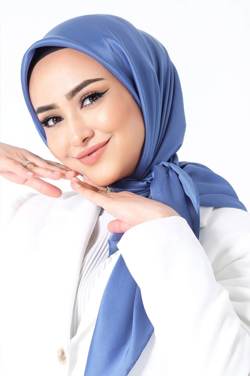 V-12 Kristal Saten Eşarp - harem