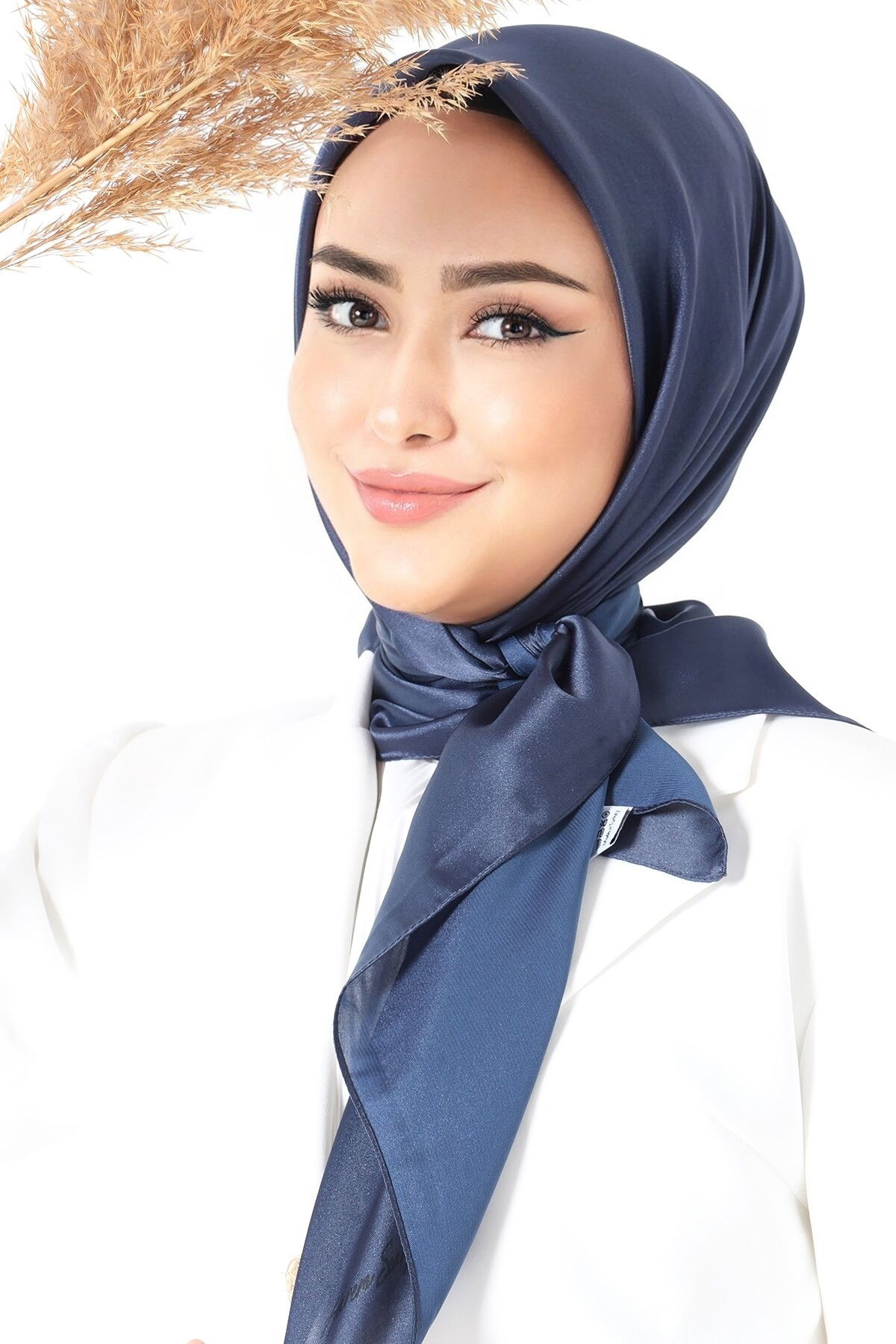 V-14 Kristal Saten Eşarp - 2