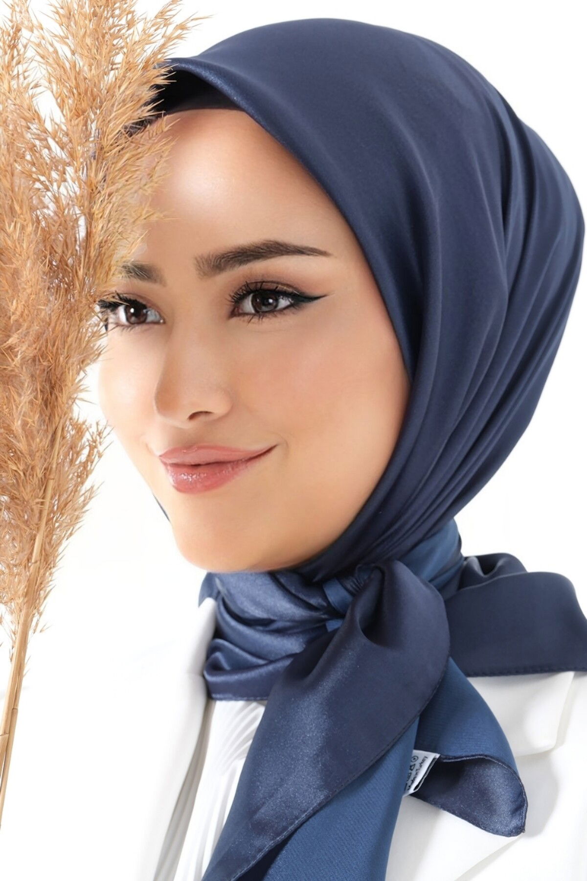 V-14 Kristal Saten Eşarp - 4