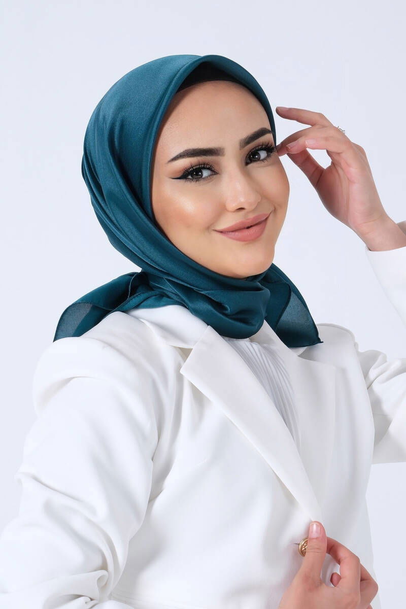 V-15 Kristal Saten Eşarp - harem