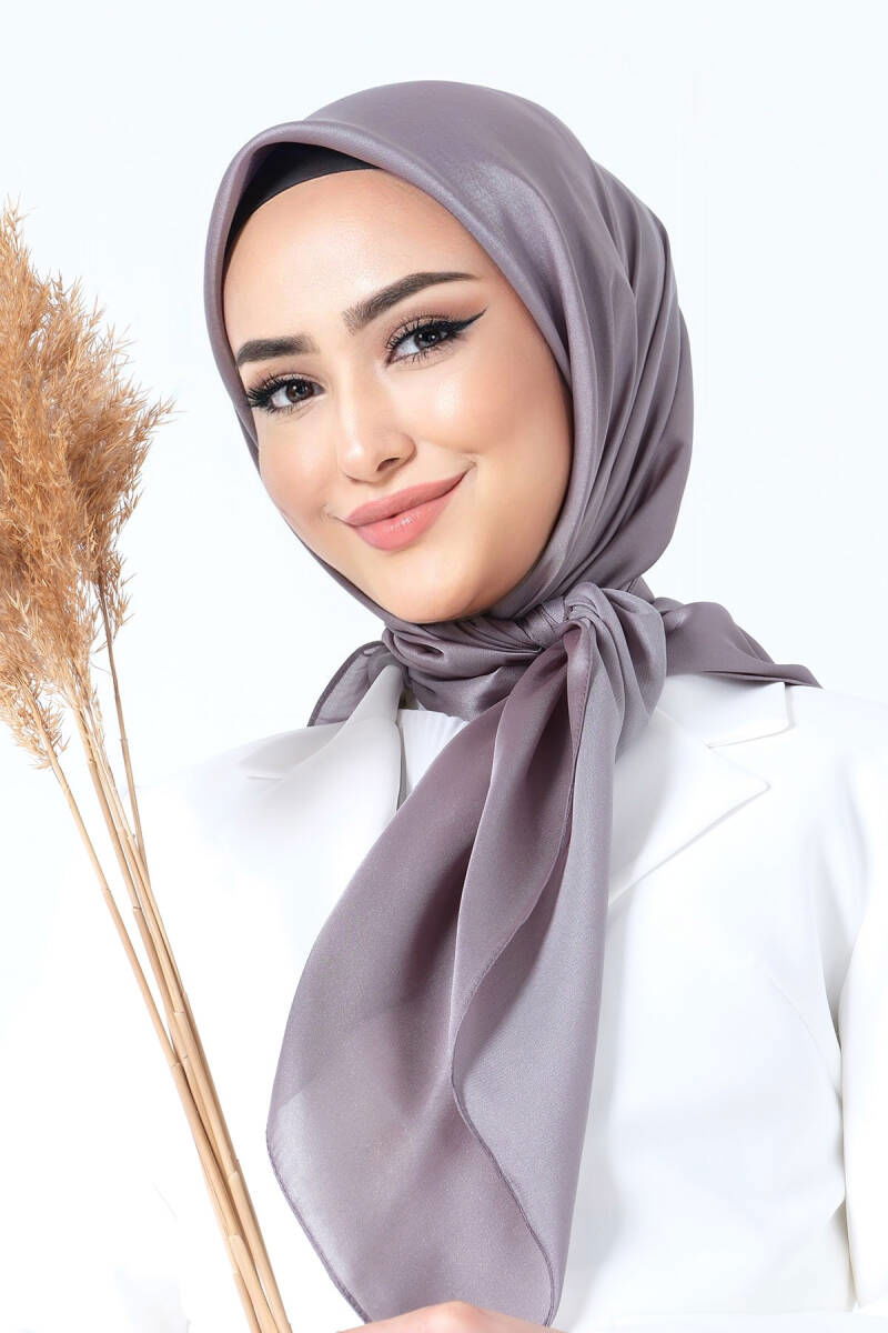 V-17 Kristal Saten Eşarp - harem