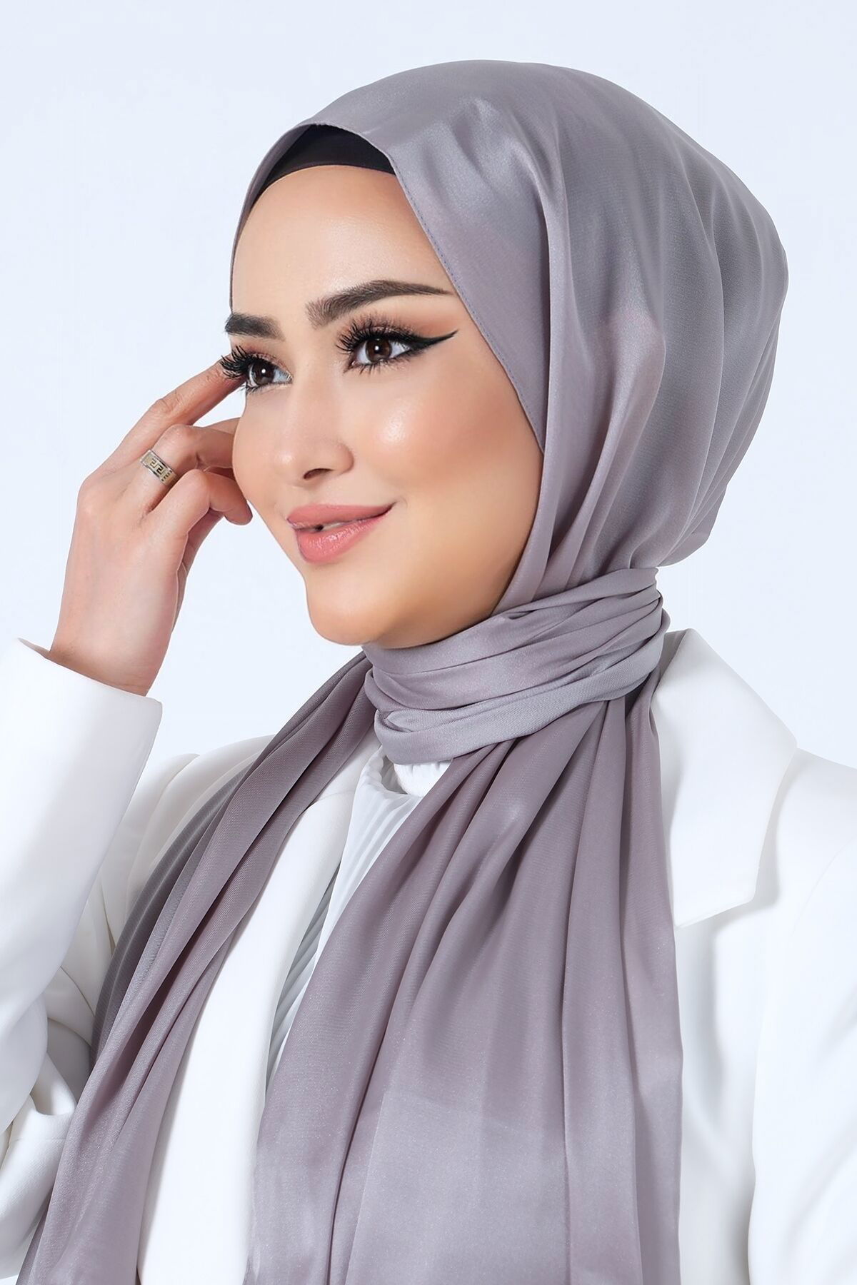 V-19 Kristal Saten Şal