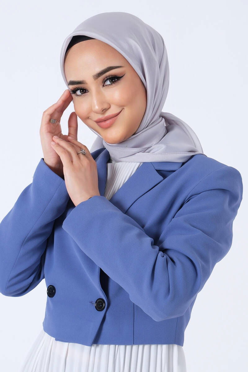 V-23 Kristal Saten Eşarp 