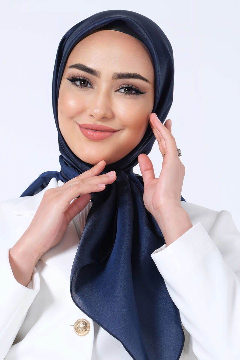 V-3 Kristal Saten Eşarp - harem