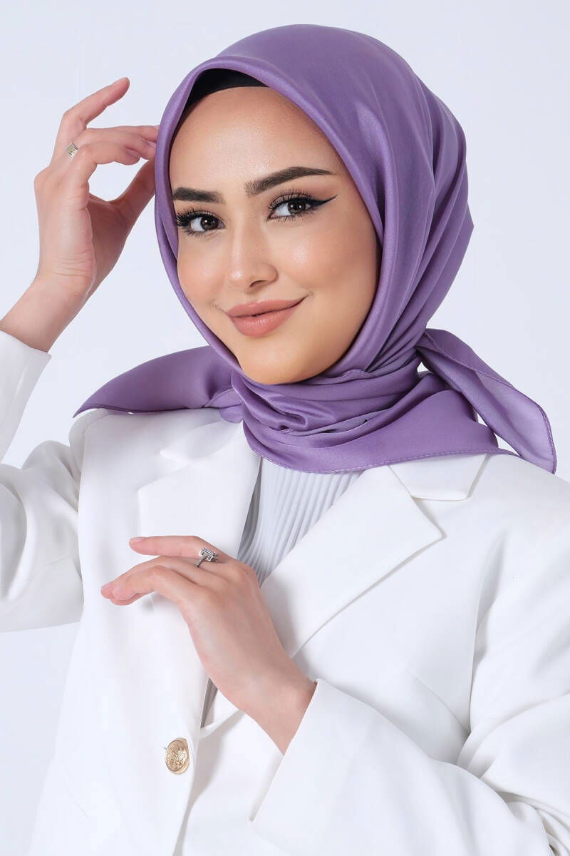 V-30 Kristal Saten Eşarp 