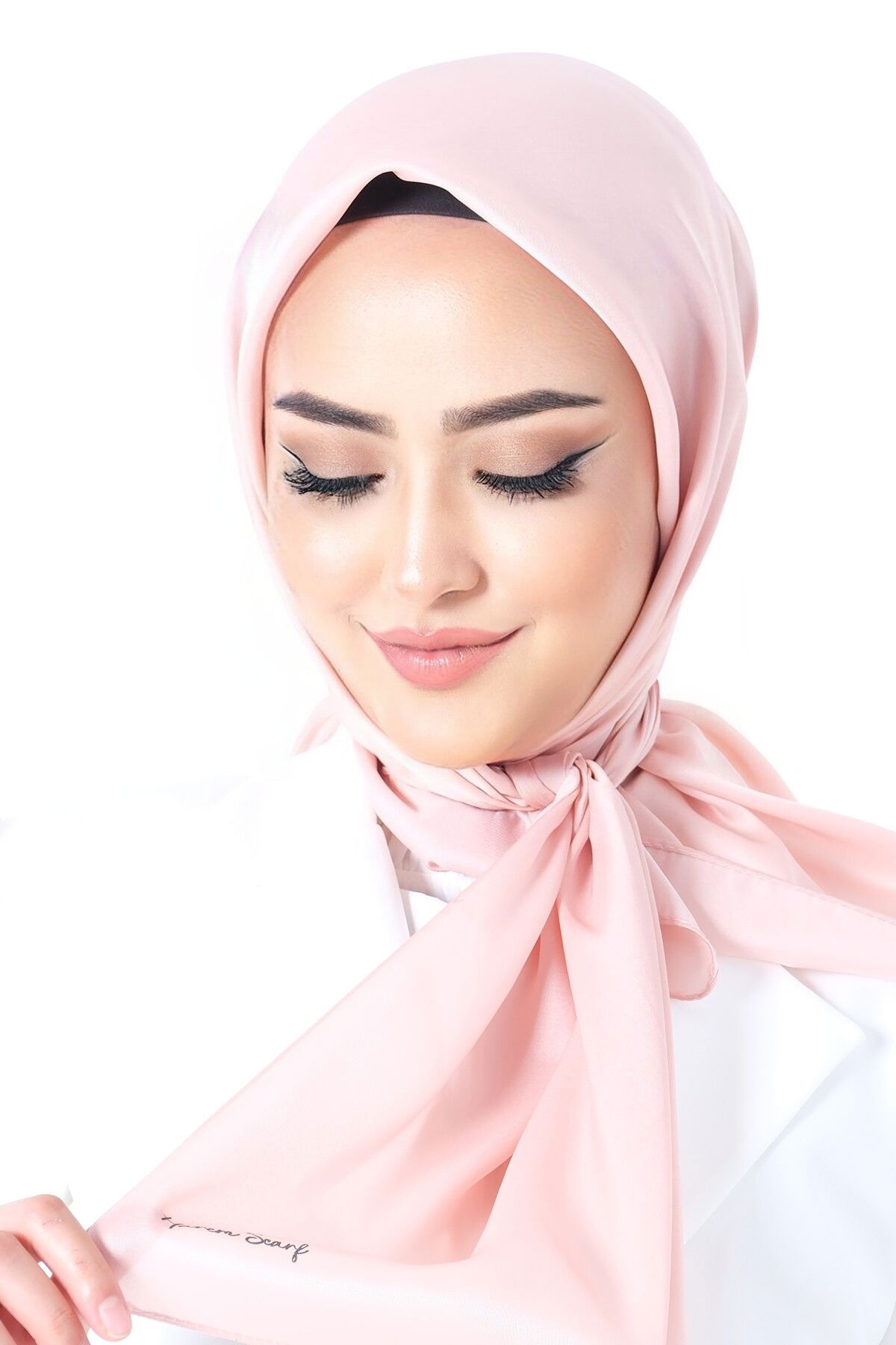 V-34 Kristal Saten Eşarp - 3