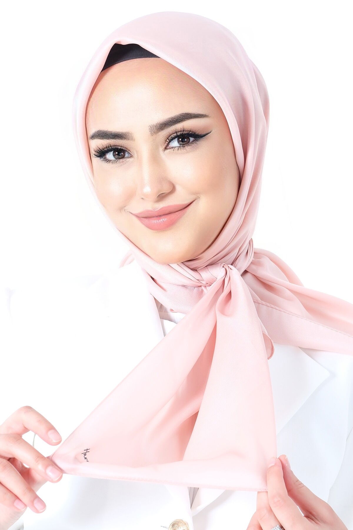 V-34 Kristal Saten Eşarp - 4