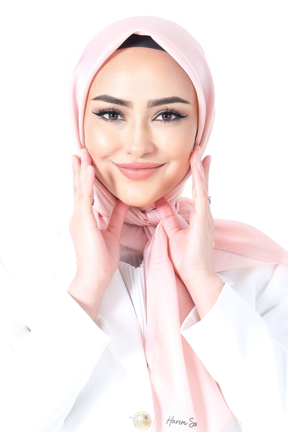 V-34 Kristal Saten Eşarp - 5