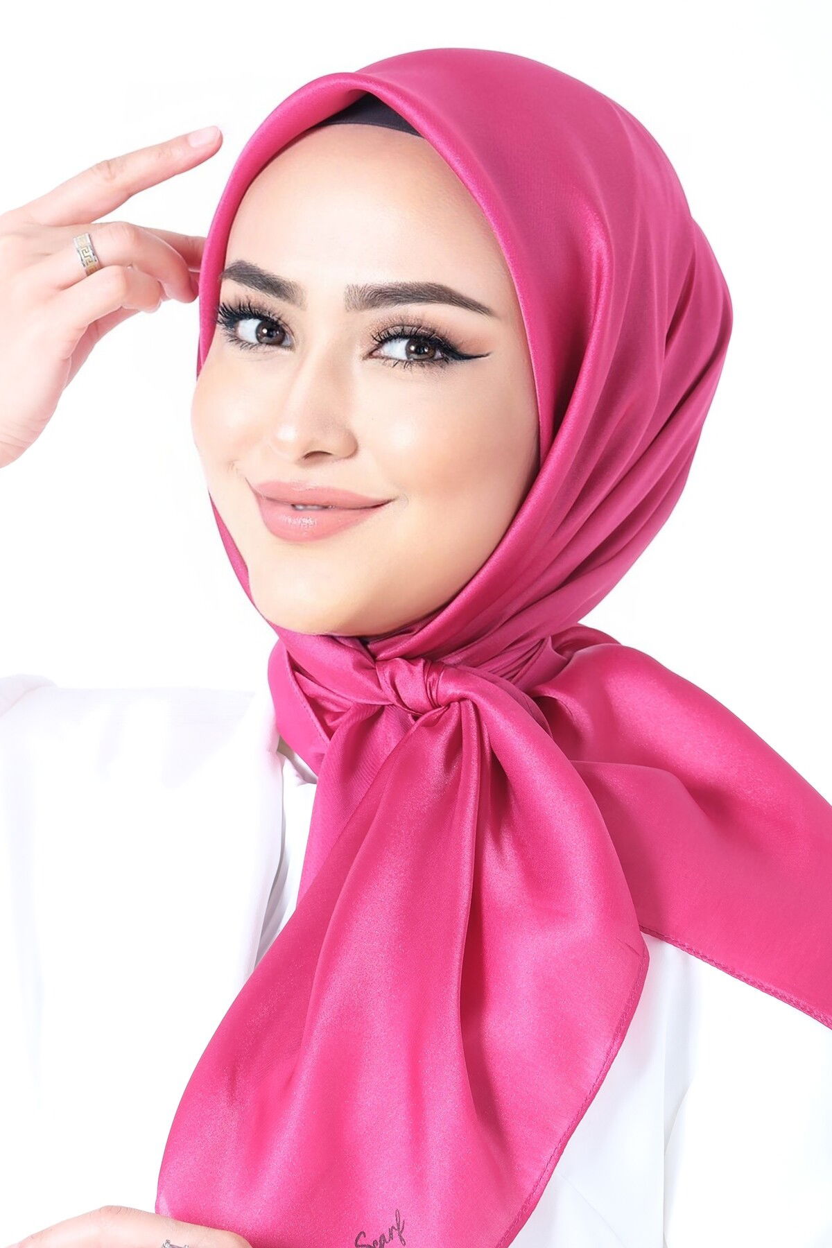 V-39 Kristal Saten Eşarp - 2