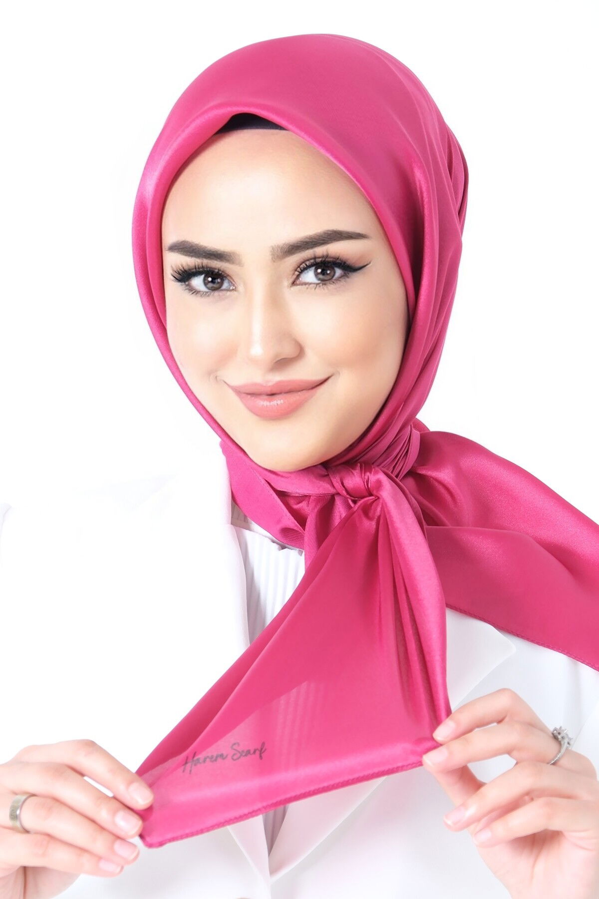 V-39 Kristal Saten Eşarp - 4