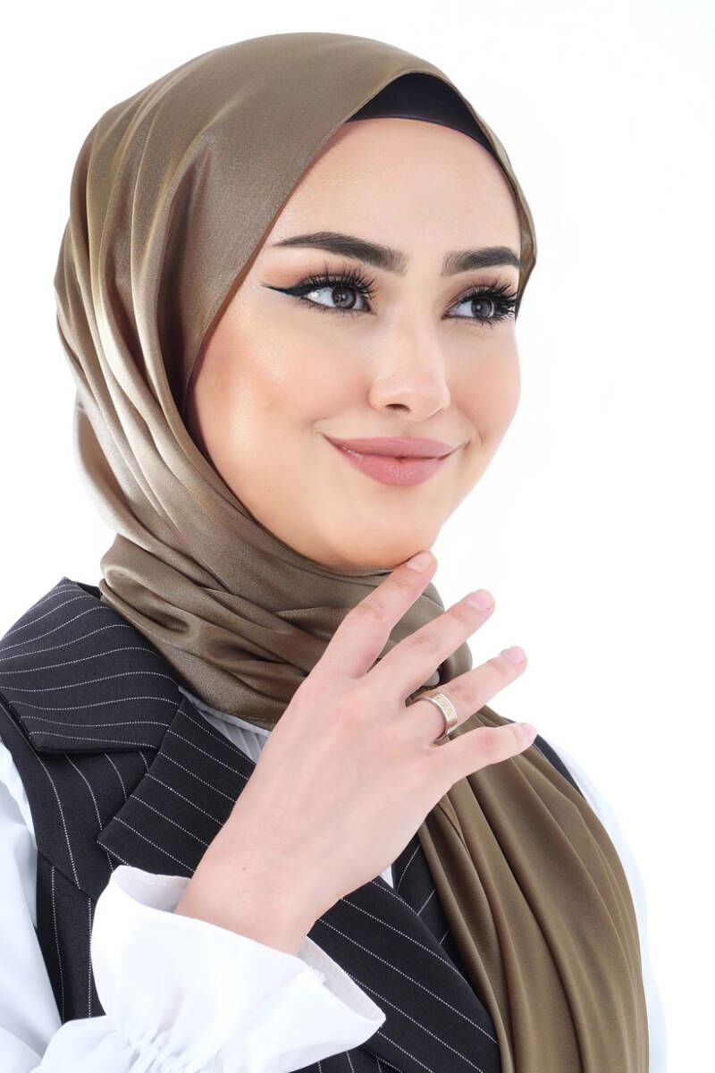 V-46 Kristal Saten Şal 