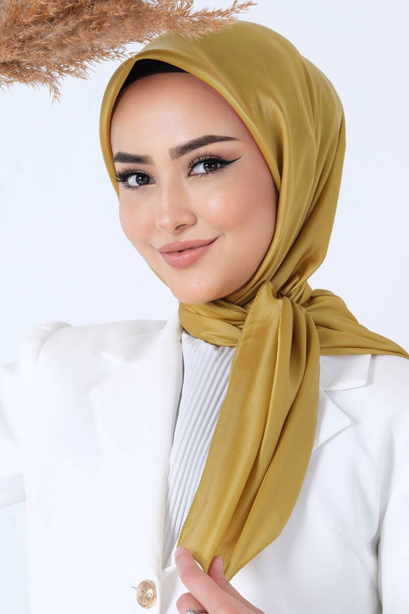 V-50 Kristal Saten Eşarp 