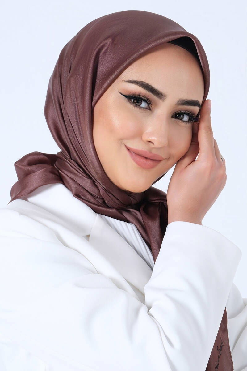 V-52 Kristal Saten Eşarp 