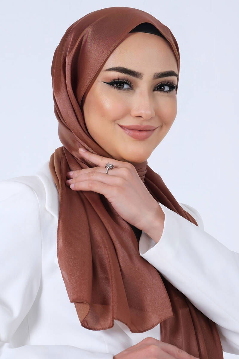 V-54 Kristal Saten Şal 