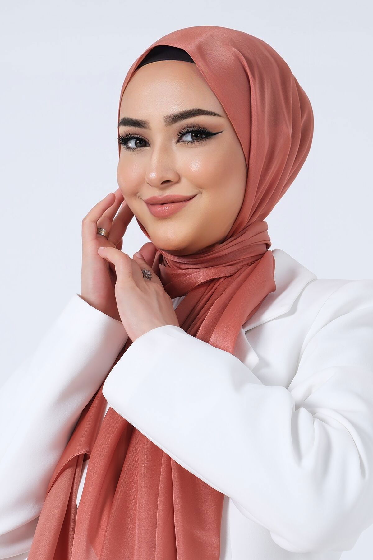 V-57 Kristal Saten Şal