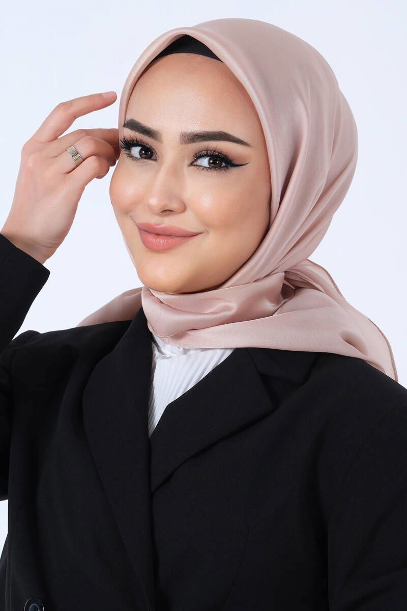 V-62 Kristal Saten Eşarp - harem