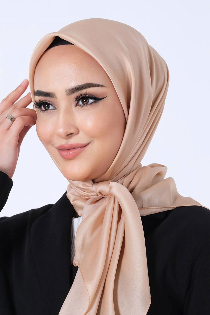 V-63 Kristal Saten Eşarp - harem