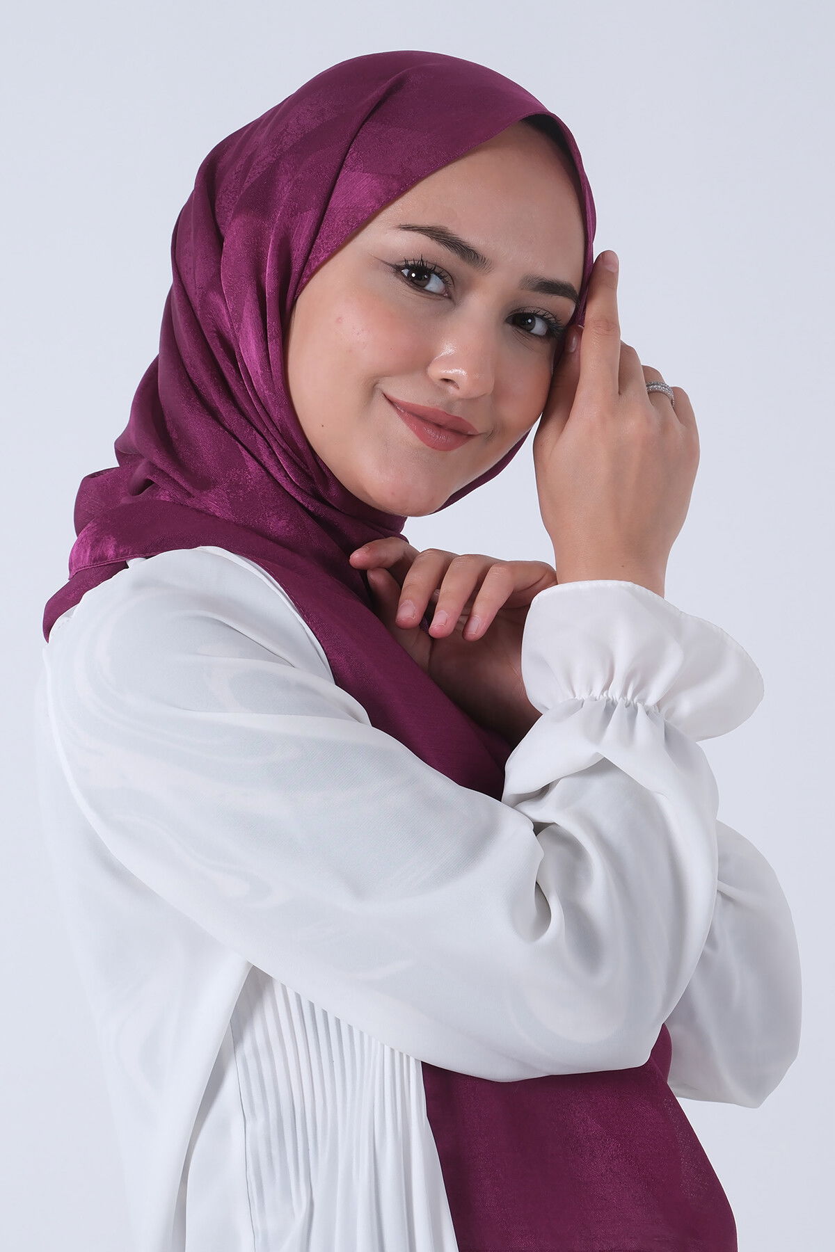Violet Ahsen Jakar Şal - 4
